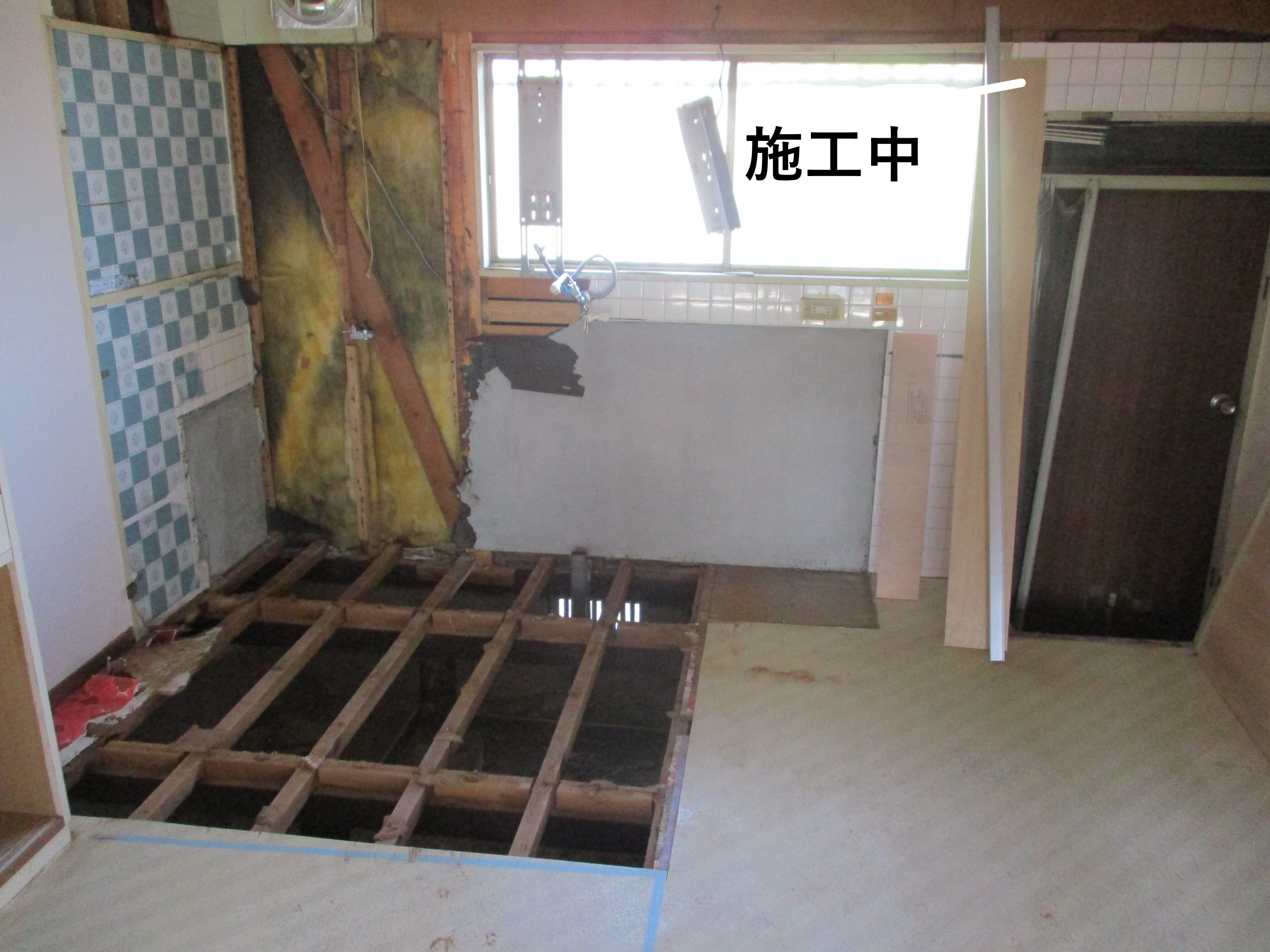 0.75坪の浴室から1坪サイズの浴室に！